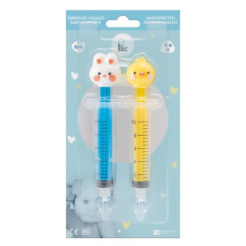 Plic Care Set of 2 Chick and Rabbit Nasal Syringes
