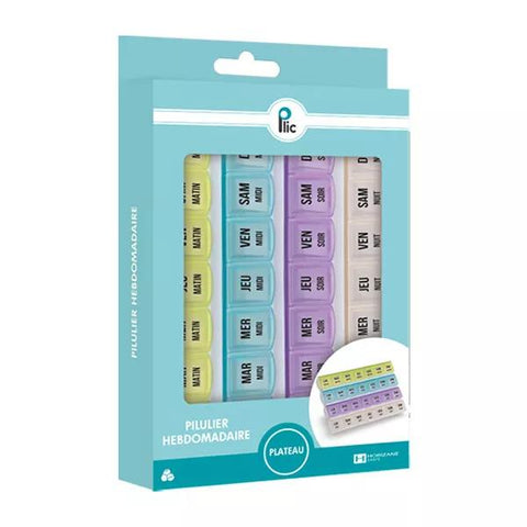 Plic Care Weekly Pill Organizer Tray
