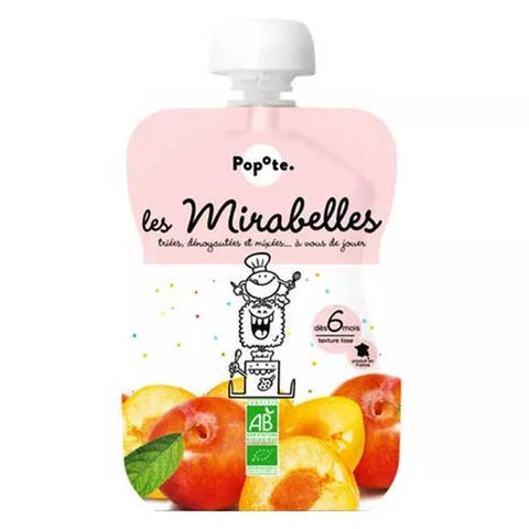 Popote Les Fruits organic mirabelle plum pouch +6 months (120 g)