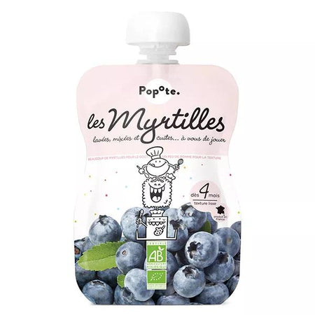 Popote Les Fruits Gourde Myrtille +4mois Bio 120g