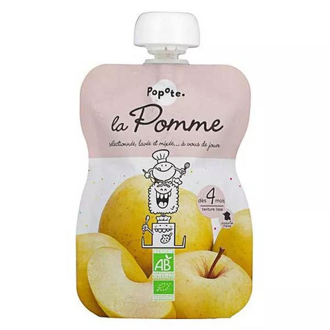 Popote Les Fruits Gourde Pomme +4mois Bio (120 g)