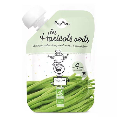 Popote Les Légumes Gourde Haricot Vert +4 mois Bio (120 g)