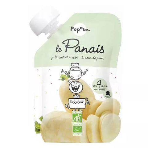 Popote Vegetables Gourd Parsnip +4m Organic 120g