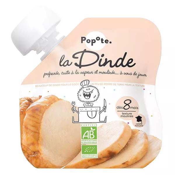 Popote Les Viandes Gourde Dinde +8mois Bio 60g