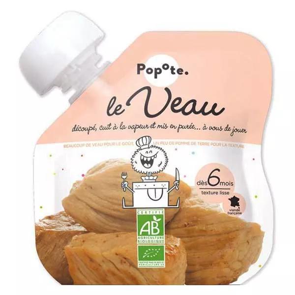Popote Les Viandes Gourde Veau +6mois Bio 60g
