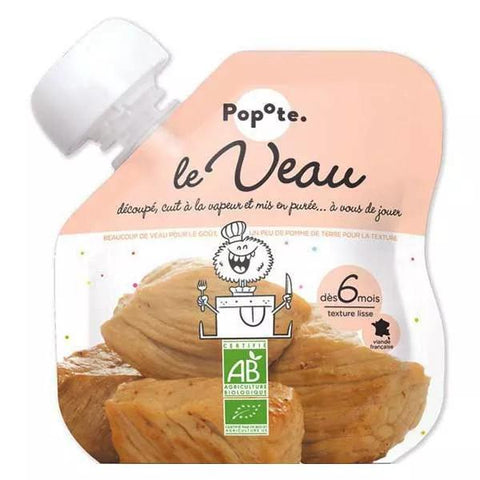 Popote Gourde Veal +6 months Organic 60g