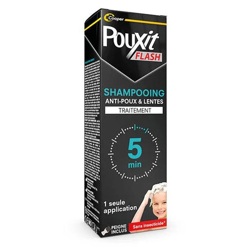 Pouxit Shampoing Anti-poux et Lentes 5mn 100ml