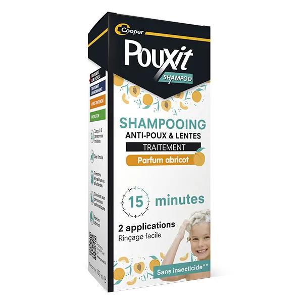 Pouxit Shampooing Parfum Abricot Traitement Anti-poux et Lentes 100 ml