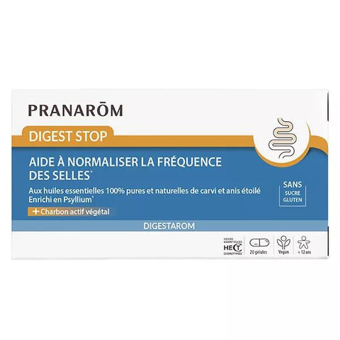 Pranarom Digestarom Digest Stop Intestinal Comfort 20 capsules