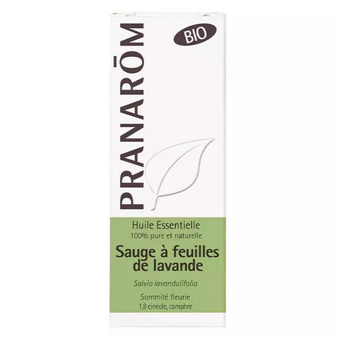 Pranarom Organic Lavender-Leaf Sage Essential Oil Flowering Tops 10ml
