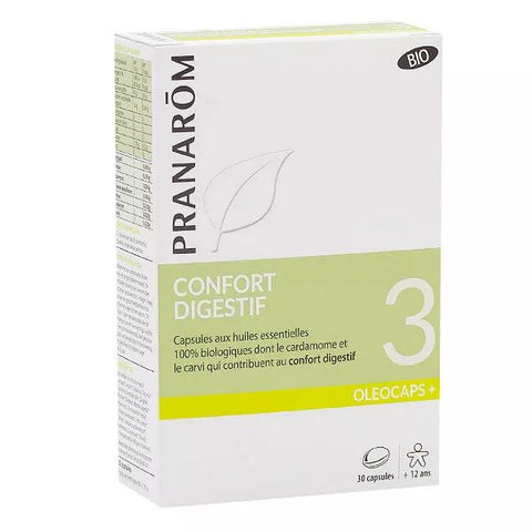Pranarom Oleocaps 3 Organic Digestive Comfort 30 capsules