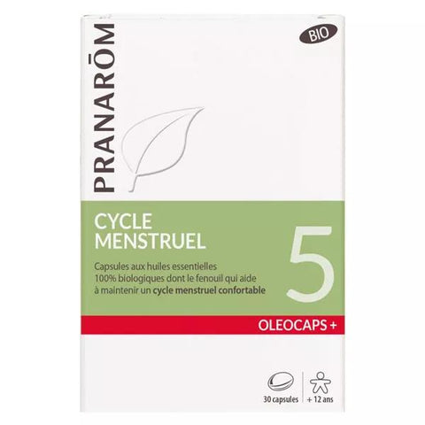 Pranarom Oleocaps 5 Organic Menstrual Cycle 30 capsules