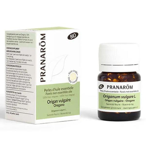 Pranarom Essential Oil Pearls of Wild Oregano 60 mini-caps