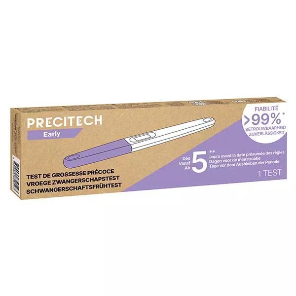 Precitech Test de grossesse précoce 10mUI/mL hCG