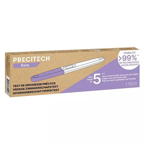 Precitech Test de grossesse précoce 10mUI/mL hCG