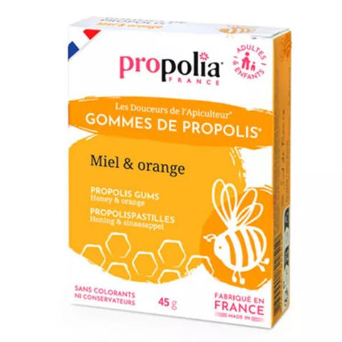 Propolia The Beekeeping Delights Propolis Honey & Orange Lozenges 45 units