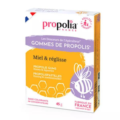 Propolia The Beekeepers' Delights Propolis Gum Honey & Licorice 45 units