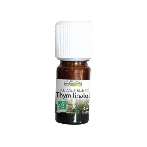Propos' Nature Aroma-Phytotherapy Organic Thyme Linalool Essential Oil 5ml