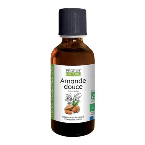 Propos' Nature Aroma-Phytotherapy Organic Sweet Almond Vegetable Oil (50 ml)