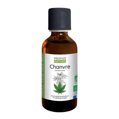 Propos' Nature Organic Hemp Vegetable Oil Aromatherapy-Phytotherapy 50ml