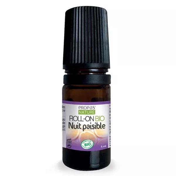 Propos' Nature Aroma-Phytothérapie Roll-On aux Huiles Essentielles Nuit Paisible Bio 5ml