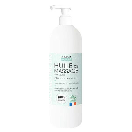 Propos'Nature Cosmétique Huile de Soin Massage Neutre Bio (500 ml)
