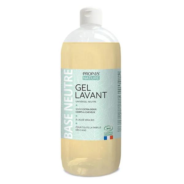Propos'Nature Gel douche neutre Bio sans parfum (1L)