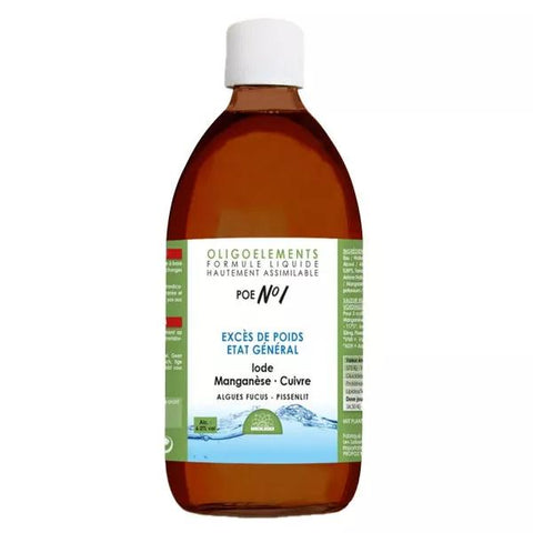 Propos'Nature Oligoelement POE N°1 Iodine, Manganese and Copper 100ml