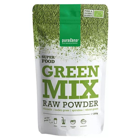 Purasana Green Mix poudre bio (200 g)