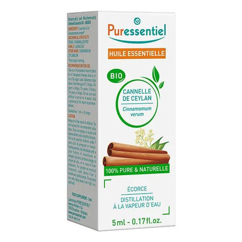 Puressentiel Huile Essentielle Cannelle de Ceylan Bio 5ml