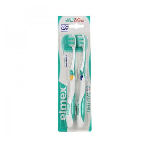 Elmex Sensitive Brosse À Dents Extra Souple Lot De 2