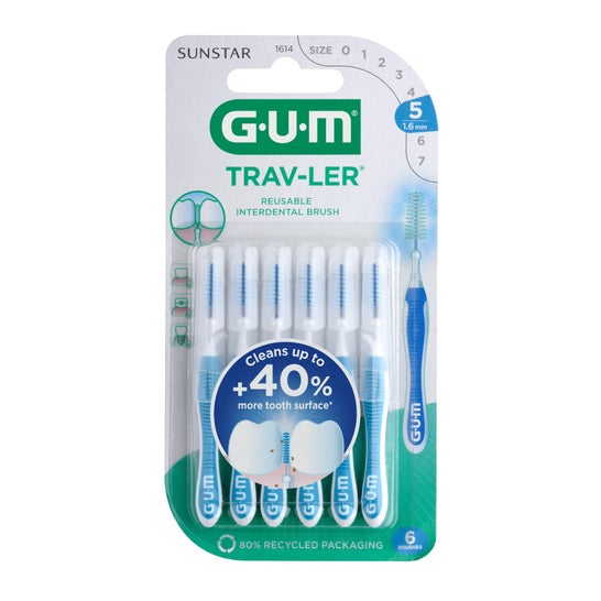 GUM Trav-Ler Brosse Interdentaire 1,6 mm 6 Unités