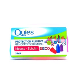 Quies Protection Auditive Mousse Disco boîte de 6 unités