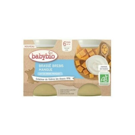 BabyBio Brasse Brebris Mangue 2x130g