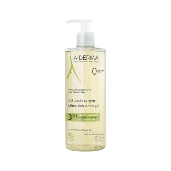 A-Derma Gel Douche Surgras 500ml