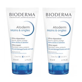 Bioderma Atoderm Hands & Nails Ultra-Nourishing Cream Set of 2 x 50ml