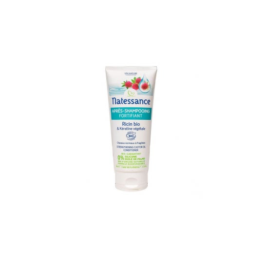 Natessance Après-shampooing fortifiant au ricin bio (200 ml)