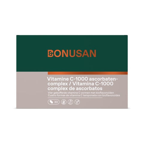 Bonusan Vitamine C 1000 complexe d'ascorbates (30 comprimés)
