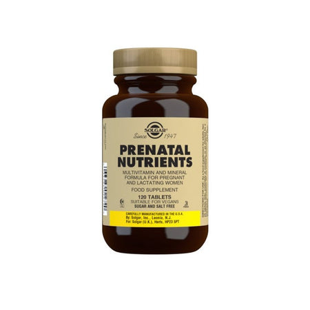 Solgar Prenatal Nutrients 120 Comprimés