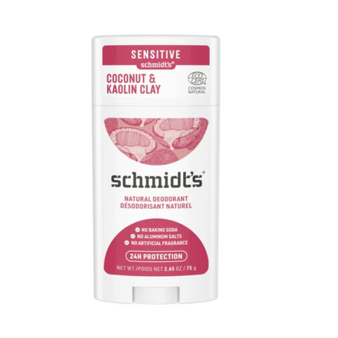 Schmidt's déodorant stick à la noix de coco et à l'argile kaolin (75 g)