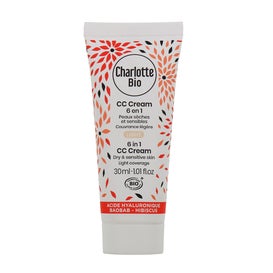 Charlotte Bio CC Cream 6 en 1 Sèches et Sensibles Light 30ml