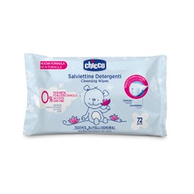 Chicco Lingettes Lingettes pour le corps Lingettes pour le visage Mains 72 pièces Bleu