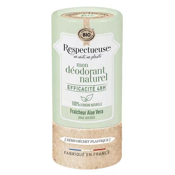 Respectueuse Mon Déodorant Naturel Fraîcheur Aloé Véra Bio (50 g)