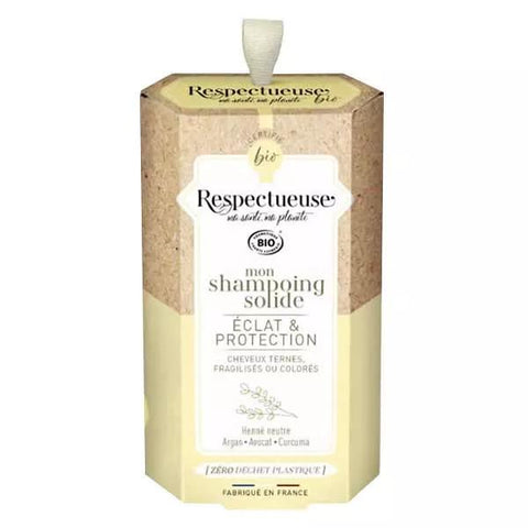 Respectueuse Mon Shampoing Solide Éclat & Protection Bio 75g