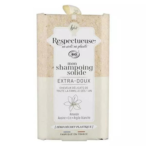 Respectueuse Mon Shampoing Solide Extra-Doux Bio 75g
