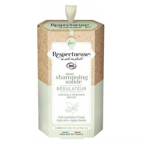 Respectueuse Mon Shampoing Solide Régulateur Bio 75g
