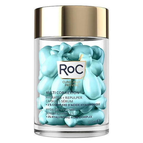 RoC Multi Correxion Hydrater + Repulper Capsules Sérum (30 capsules)