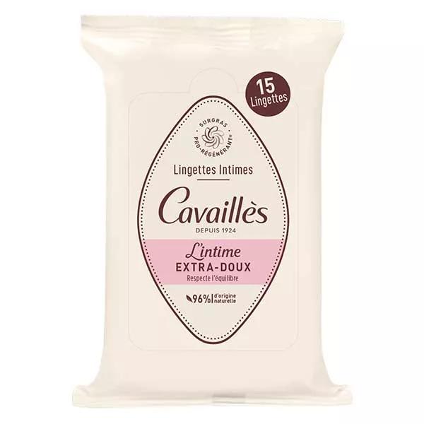 Rogé Cavailles Lingettes Intimes Extra-Douces (15 lingettes)