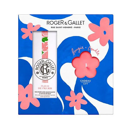Roger & Gallet Coffret Eau Parfumée Bienfaisante Fleur de Figuier et sa Bougie Parfumée (100 ml + 85 g)