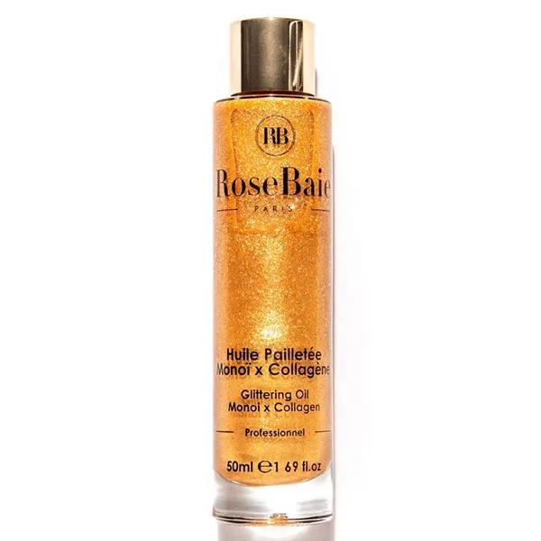 Rosebaie Huile Pailletée Monoï x Collagène 50 ml